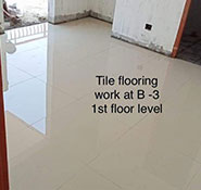 Tower-B3- Tile Flooring Work- 1st Floor Level