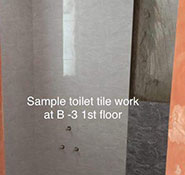 Tower-B3- Toilet Tile Work - 1st Floor